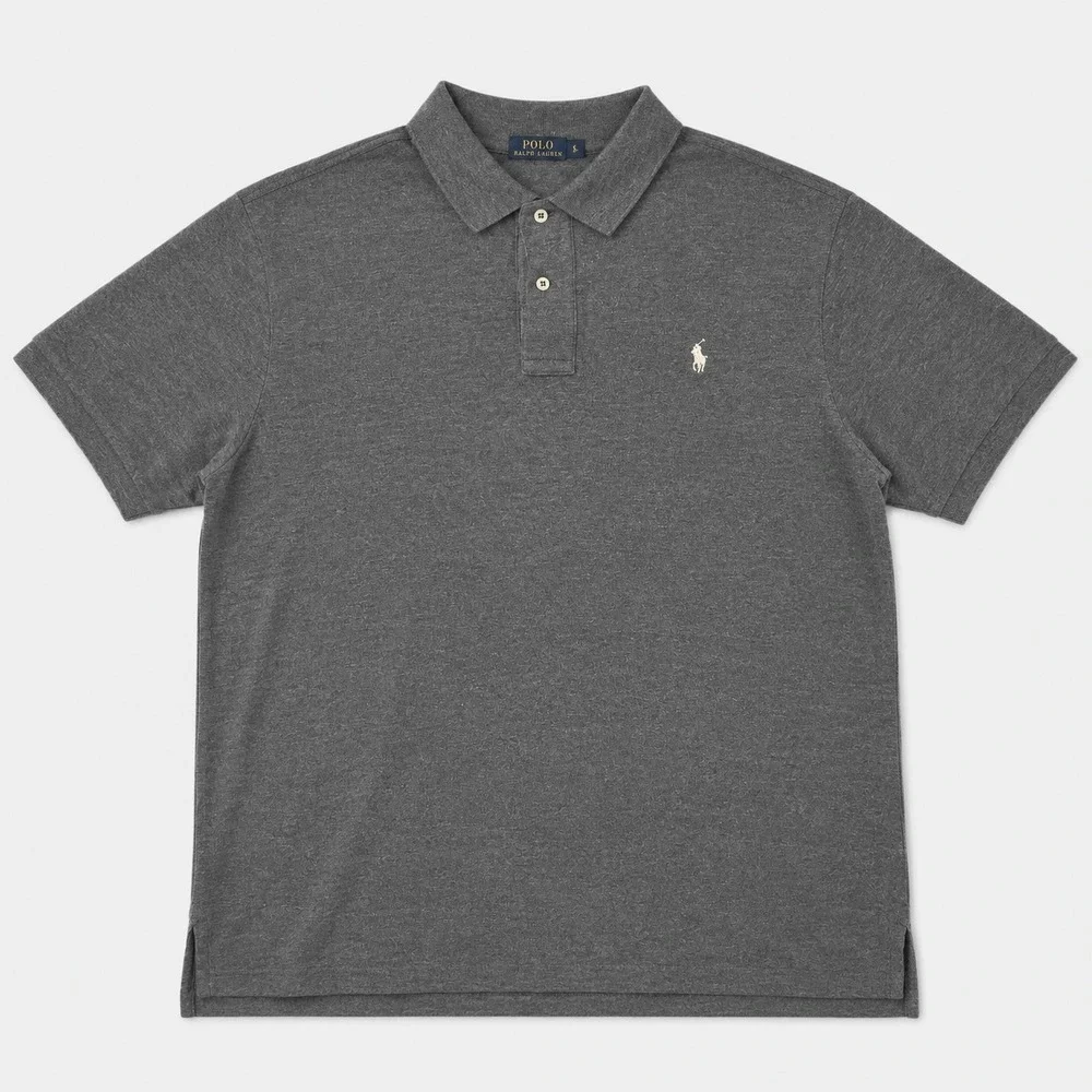 Polo Ralph Lauren Polo Shirt Mens XL Gray Short Sleeve Pony Logo Cotton Golf